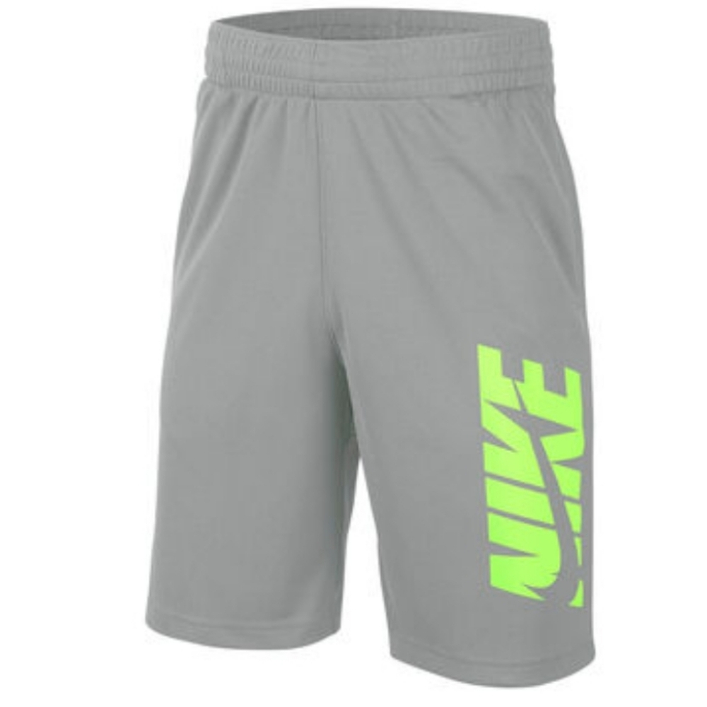 Boys Nike medium dri-fit shorts grey